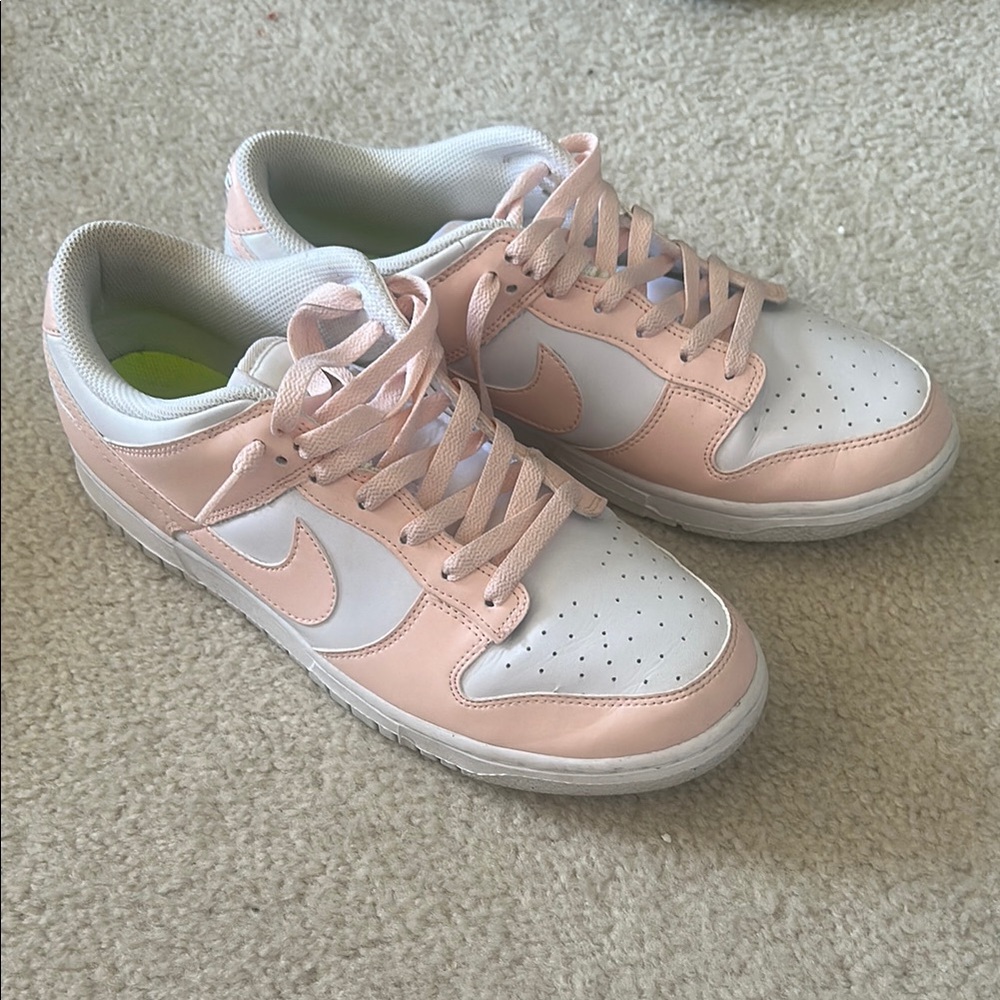 Nike Pink and White Retro Sneakers